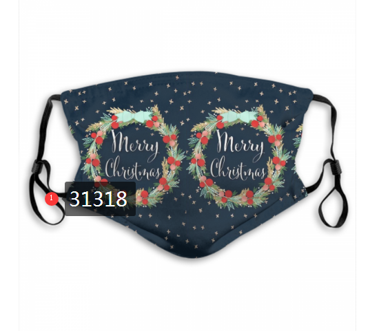2020 Merry Christmas Dust mask with filter 105->mlb dust mask->Sports Accessory